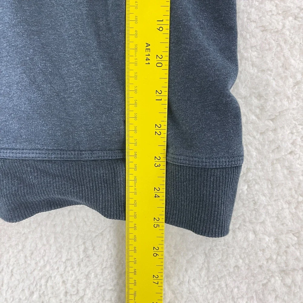 Lululemon Stress Less Sweater Women Size 4 Blue Hoodie Long Sleeve Knit Pullover